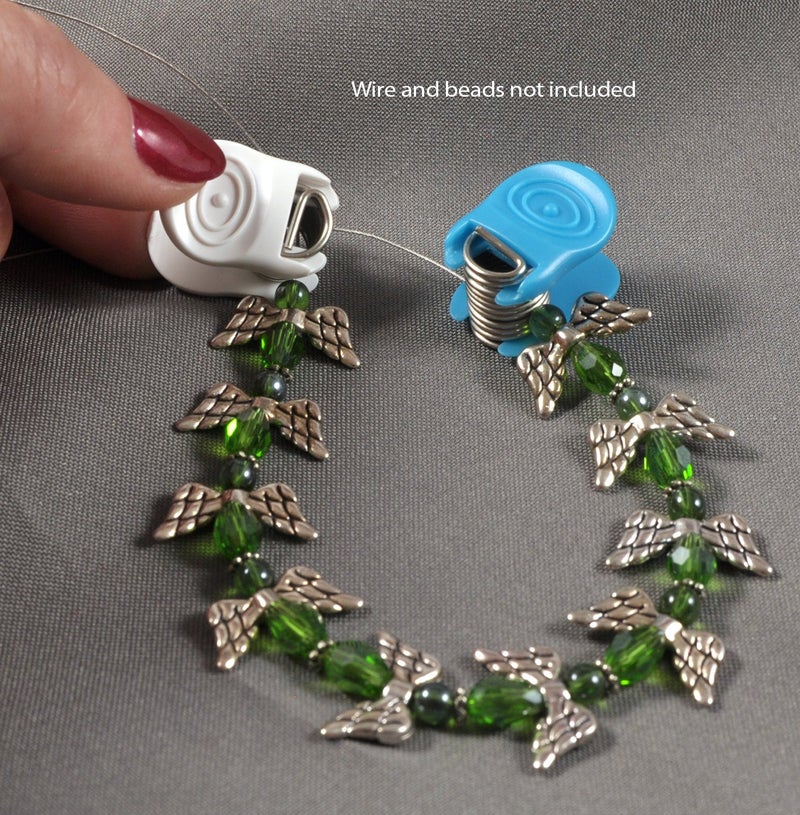 Bead Buddy 8 Piece Bead Bug Combo Pack - Spring Clamps for Beading and Jewelry Making - 8 Spring Clamps Per Package - Image 2